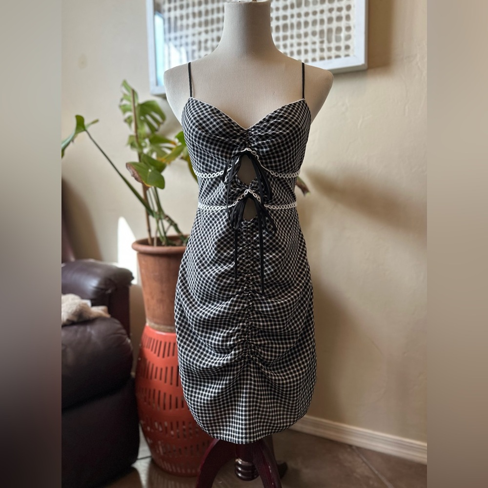 Black & White gingham dress